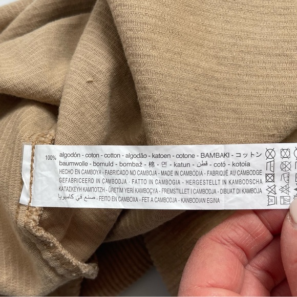 Zara Girls Corduroy Pullover | Tunic - Size 10 - Beige - Picture 5 of 6
